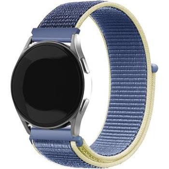 Eternico Airy Universal Quick Release 22mm Aura Blue and Gold edge    (AET-UN22AY-AuBlG)