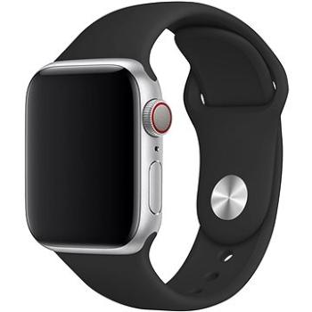 Eternico Essential pro Apple Watch 42mm / 44mm / 45mm / Ultra 49mm solid black velikost M-L (APW-AWESSBKL-42)