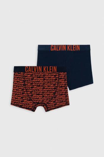 Dětské boxerky Calvin Klein Underwear tmavomodrá barva