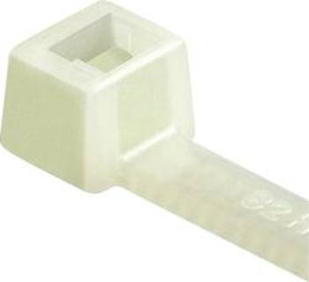 Reverzní stahovací pásek T-serie HellermannTyton T50I-PA46-NA-C1, 300 x 4,6 mm, bílá