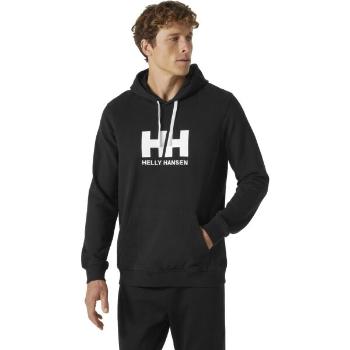 Helly Hansen LOGO Pánská mikina s kapucí, černá, velikost