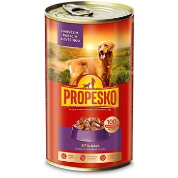 Propesko kousky pes hovězí + kuřecí + zvěřina 1240 g (8594014725247)