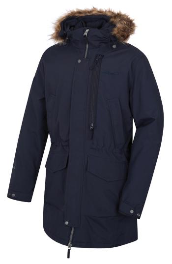 Husky Pánský zimní kabát Nelidas M černomodrá Velikost: XL