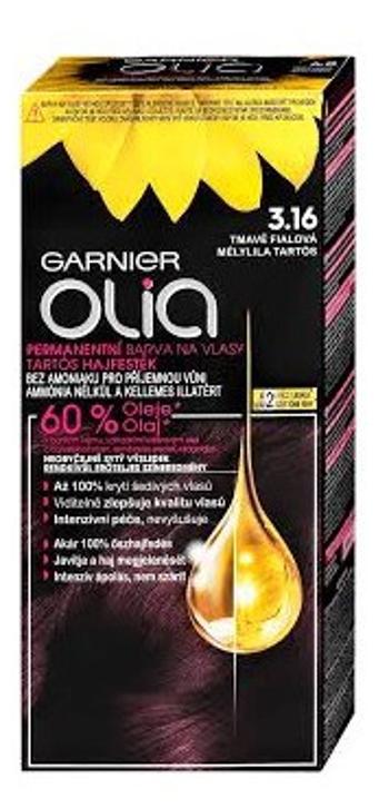Garnier Olia barva na vlasy 3.16 Tmavě Fialová 100 g