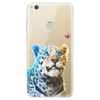 Odolné silikonové pouzdro iSaprio - Leopard With Butterfly - Huawei P9 Lite 2017