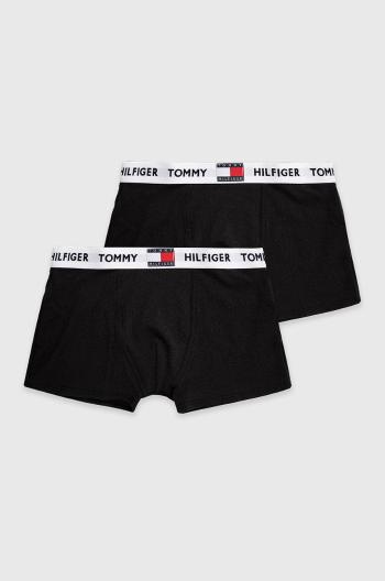 Dětské boxerky Tommy Hilfiger černá barva