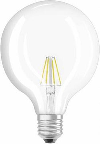 LED žárovka OSRAM 4052899972377 230 V, E27, 6 W = 60 W, teplá bílá, A++ (A++ - E), tvar globusu, vlákno, 1 ks