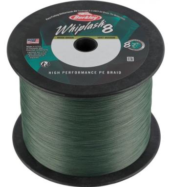 Berkley splétaná šňůra whiplash 8 green metráž - 0,16 mm 20,9 kg