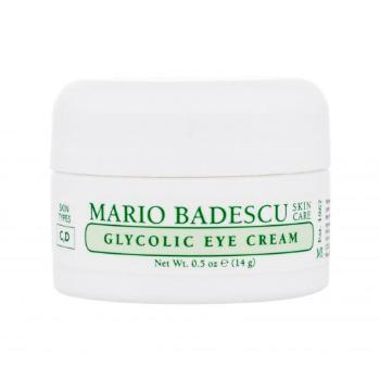 Mario Badescu Glycolic Eye Cream 14 g oční krém W na suchou pleť; na smíšenou pleť; proti vráskám; na rozjasnění pleti; výživa a regenerace pleti