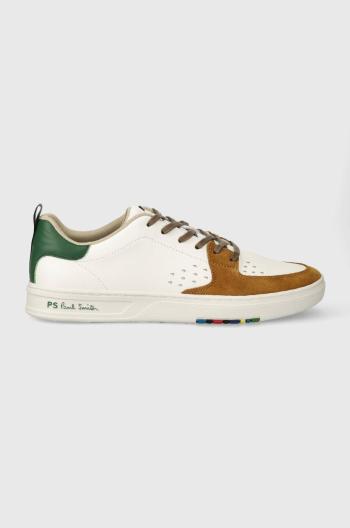 Kožené sneakers boty PS Paul Smith Cosmo bílá barva