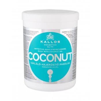 Kallos Cosmetics Coconut 1000 ml maska na vlasy pro ženy na oslabené vlasy; na suché vlasy; na všechny typy vlasů