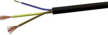 Vícežílový kabel VOKA Kabelwerk H03VV-F, H05VVF3X075, 3 x 0.75 mm², černá, 100 m