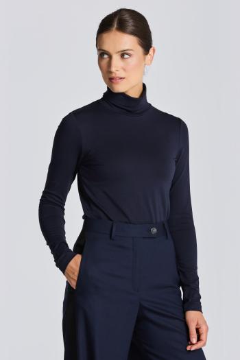 ROLÁK GANT D1. JERSEY LS TURTLENECK modrá XXL