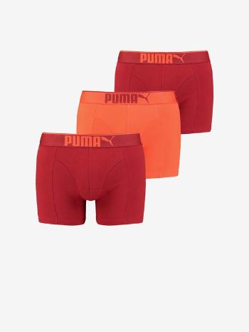 Puma Boxerky 3 ks Oranžová