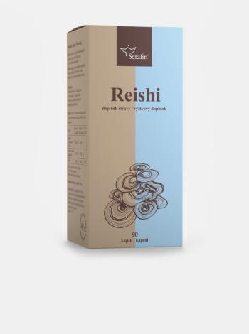 Reishi s jitrocelem a zinkem - 40% polysacharidů Serafin (90 kapslí)