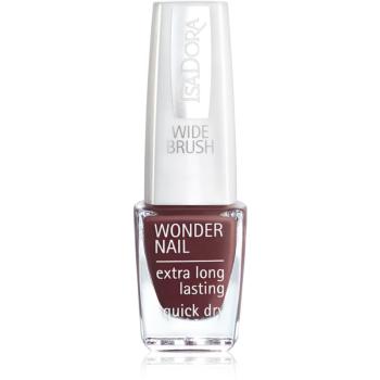 IsaDora Wonder Nail rychleschnoucí lak na nehty odstín 423 Downtown Brown 6 ml