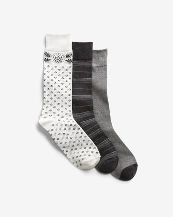 GAP Ponožky 3 páry Bílá Šedá