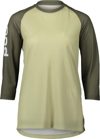 POC W's MTB Pure 3/4 Jersey - prehnite green/epidote green M