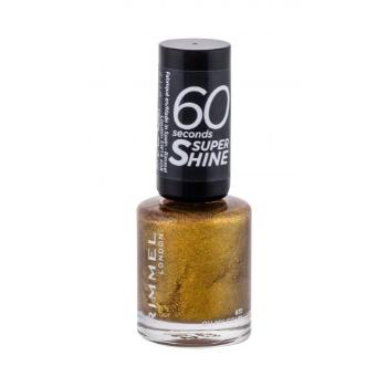 Rimmel London 60 Seconds Super Shine 8 ml lak na nehty pro ženy 831 Oh My Gold!