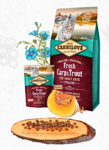 CARNILOVE cat   FRESH STERILISED CARP/trout - 6kg