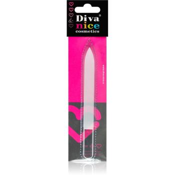 Diva & Nice Cosmetics Accessories skleněný pilník na nehty velký Clear