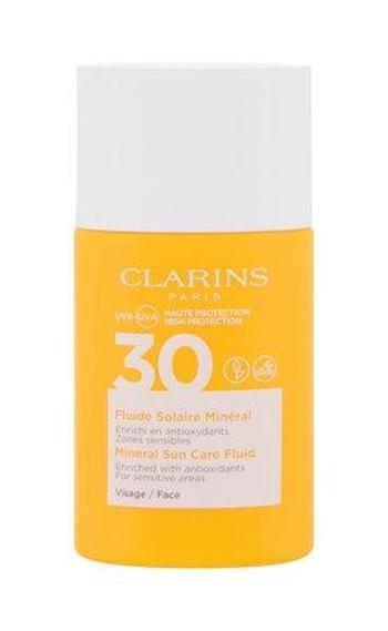 Clarins opalovací fluid na obličej SPF30 (Mineral Sun Care Fluid) 30 ml