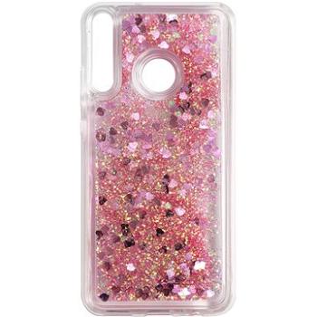 iWill Glitter Liquid Heart Case pro Huawei P40 Lite Pink (DIP123_9)