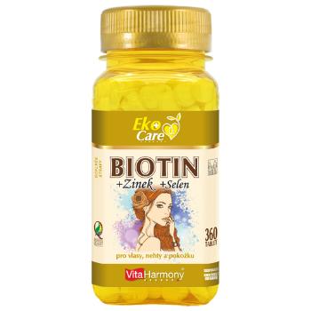 VitaHarmony VE Biotin 300 µg + Selen + Zinek 360 tablet