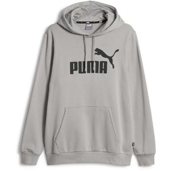 Puma ESSENTIALS BIG LOGO HOODIE Pánská sportovní mikina, šedá, velikost