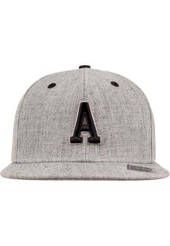 Urban Classics Letter Snapback A - htgrey/L