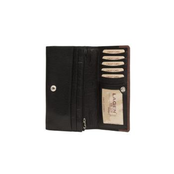 Lagen Dámská peněženka kožená PWL367 Černá