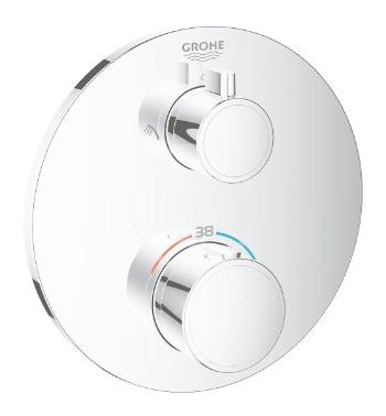 GROHE Grohtherm Termostatická sprchová baterie pro 2 spotřebiče, chrom 24076000