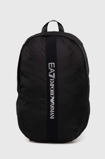 Batoh EA7 Emporio Armani černá barva, velký, s potiskem, 4F931.249504