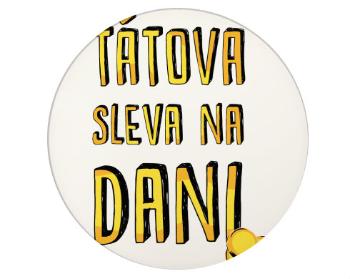 Tácek na nápoje kulatý Tátova sleva na dani