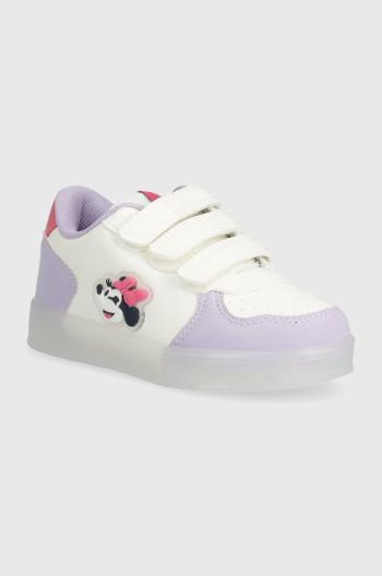 Dětské sneakers boty zippy x Disney fialová barva