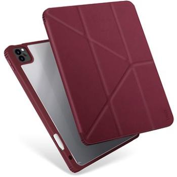 UNIQ Moven pouzdro pro iPad Pro 11" (2021/2020) a iPad Air 10.9" (2020), burgundy (maroon) (UNIQ-NPDP11(2021)-MOVMRN)