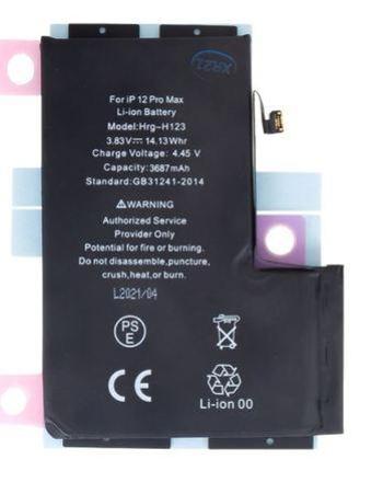 iPhone 12 Pro Max 3687mAh Li-Ion (Bulk) 8596311145971, 8596311145971