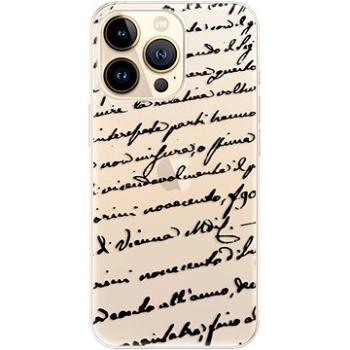 iSaprio Handwriting 01 - black pro iPhone 13 Pro Max (hawri01b-TPU3-i13pM)