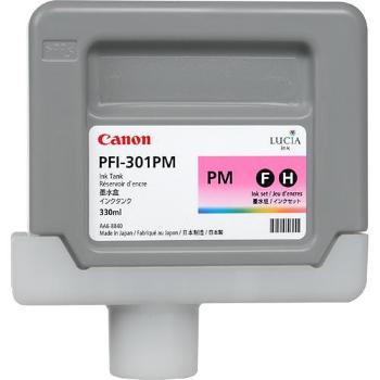 Canon PFI-301PM, 1491B001 foto purpurová (photo magenta) originální cartridge