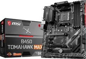 Základní deska MSI Gaming B450 Tomahawk Max Socket AMD AM4 Tvarový faktor ATX Čipová sada základní desky AMD® B450