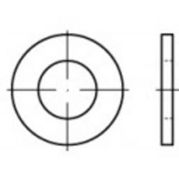 Ploché podložky Toolcraft, pozinkované, DIN 125, vnitřní Ø 19 mm, 100 ks