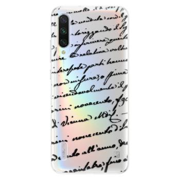 Odolné silikonové pouzdro iSaprio - Handwriting 01 - black - Xiaomi Mi A3