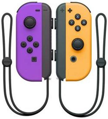 Ovladač Nintendo Switch Joy-Con 2er-Set neon-lila/neon-orange, neonová lila , neonově oranžová