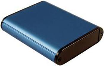 Univerzální pouzdro hliníkové Hammond Electronics, (d x š x v) 80 x 71,7 x 19 mm, modrá