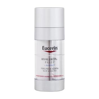 Eucerin Hyaluron-Filler + 3x Effect Night Peeling & Serum 30 ml pleťové sérum pro ženy proti vráskám; na rozjasnění pleti