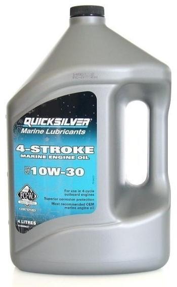 Quicksilver 4-Stroke Marine Engine Oil Outboard SAE 10W-30 4 L Lodní motorový olej