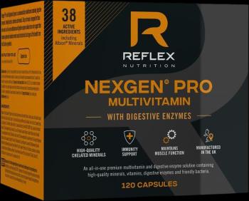 Reflex Nutrition Nexgen® PRO + Digestive Enzymes 120 kapslí