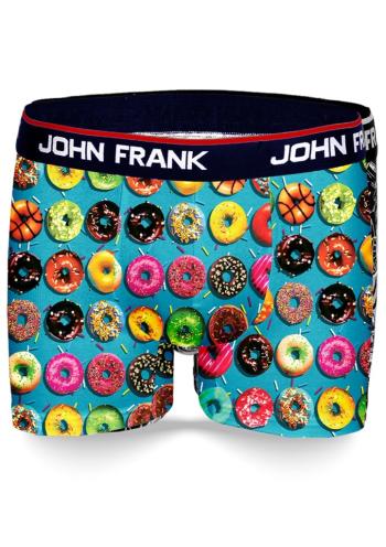 Pánské boxerky John Frank JFBD341 XL Světle modrá