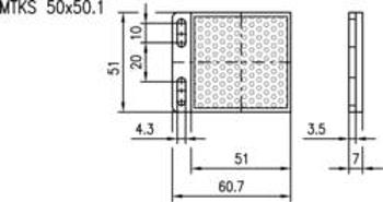 Reflektor pro světelné závory Leuze Electronic 50117583