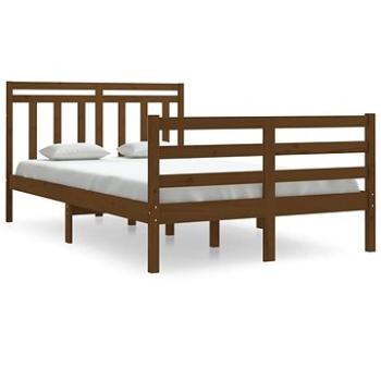 Rám postele medově hnědý masivní dřevo 120×190 cm Small Double, 3105288 (3105288)